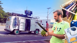 A SAGA pra conseguir ÁGUA em SAQUAREMA  RESSACA no Rio de Janeiro  vlog MORANDO NA ESTRADA [upl. by Audie]