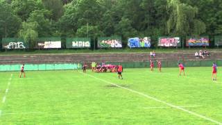 Eliminacje OOM Budowlani Łódź  Posnania Poznań 2912 rugby [upl. by Suiramaj]