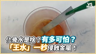 化骨水是啥？有多可怕？「王水」一秒侵蝕金屬！《VS MEDIA》 [upl. by Shing745]