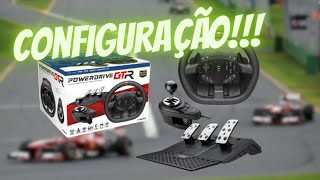 CONFIGURAÇÃO DO POWERDRIVE GTR VOLANTE PARA JOGAR [upl. by Hazaki]