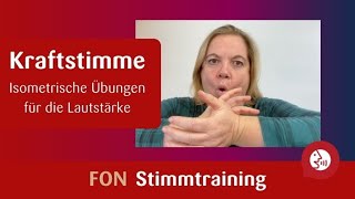 Stimmtraining  Stimmübungen für die Kraftstimme [upl. by Edge]