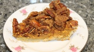 Making A Pumpkin Pecan Tart – Recipe [upl. by Gilead88]