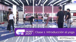 Clase 1 Introducción al Yoga Operación Triunfo 2017 [upl. by Haldan]