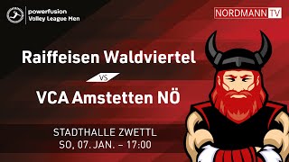 Austrian Volley League Herren Spiel zwischen URW Raiffeisen Waldviertel vs VCA Amstetten NÖ [upl. by Yelyab993]