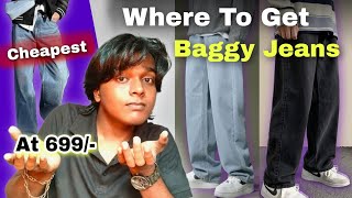 Where To Get Cheapest Baggy Jeans Online in India  PistarDreams [upl. by Odraleba671]