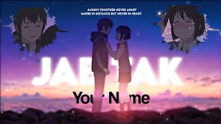 Best Couple ever  Your Name  Jab Tak  amv edit romance [upl. by Anicul]