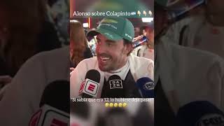 Fernando Alonso luego de terminar en el puesto 11 F1 Monza bromea con Colapinto 🇦🇷 [upl. by Sirovat]