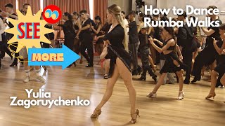 Yulia Zagoruychenko  How to dance rumba walks  Shining Star Cup 2023 [upl. by Ayama]