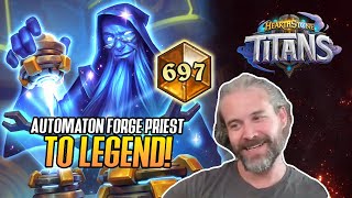 Hearthstone Automaton Forge Priest To LEGEND [upl. by Edsel]