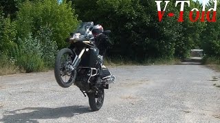 New BMW F800GS Adventure  riding amp exhaust sound [upl. by Esom]