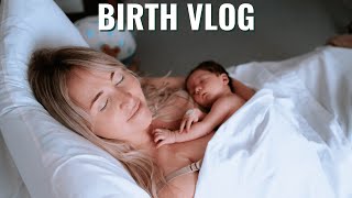 BIRTH VLOG  Raw Labour amp Delivery Of Our Second Baby [upl. by Dnaltroc923]