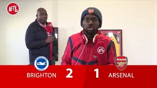 Brighton 21 Arsenal  Maupay You’re A Cheat And I Hope Brighton Get Relegated An Angry Ty [upl. by Elak]