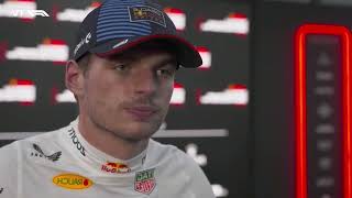 Max Verstappen Post FP2 Interview  Singapore GP24 [upl. by Zucker]