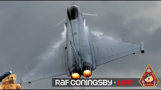 Live Show Manic Monday RAF Coningsby • Eurofighter Typhoon FGR4 Action • QRA SOUTH 240423 [upl. by Ludovika]