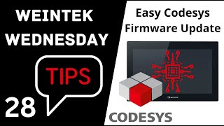 28 How to update a Weintek HMIs Codesys firmware  Weintek USA [upl. by Nolram]