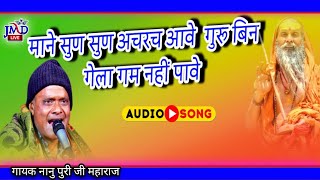 निरगुणी भजन माने सुण सुण आवे गुरु बिन गेला गम नहीं पावे गायक नानु पुरी जी महाराज [upl. by Ahsieni]