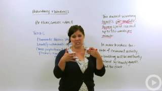 Redundancy and Wordiness Grammar Video By English Spoken Here Video 2016 [upl. by Bradman481]