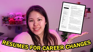 CAREER CHANGE STUCK What YOU Need to Do for Your Resume  JOB PIVOT RESUME TIPS TAILOR RESUME [upl. by Tilagram]