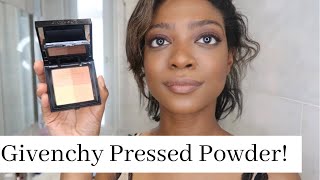 New Givenchy Prisme Libre Pressed Powder  Review Swatches Demon Wear Test [upl. by Hadleigh]