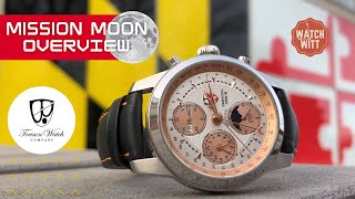 Towson Watch Company Mission Moon C1  ETA 7751 Mechanical Chronograph [upl. by Arreis715]