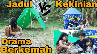 drama marsya berkemah  tenda jadul vs tenda kekinian [upl. by Cul]