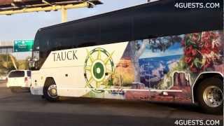 TAUCK USA TOUR BUS  VIA TRAILWAYS [upl. by Belanger290]