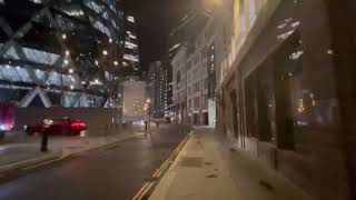 Walking from London Liverpool Street Station to London Fenchurch Street Station in 8 min 53 sec [upl. by Nalyr]