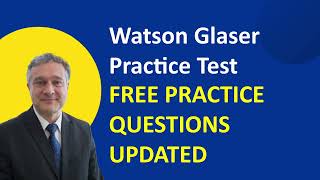 Watson Glaser Practice Test Free Practice Questions [upl. by Nahtnoj]