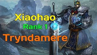 RANK 1 TRYNDAMERE  XIAOHAO TRYNDAMERE VS SETT  XIAOHAO STREAM [upl. by Hervey]