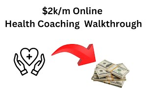 2km online from health coaching walkthrough [upl. by Ihcelek]