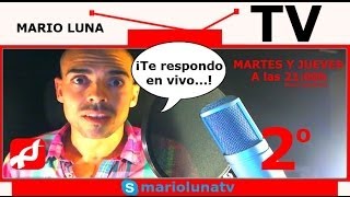 Mario Luna Directo II 2100H  Habla conmigo ¡¡DE VIVA VOZ [upl. by Anoek]