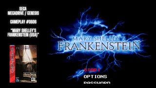 Mary Shelleys Frankenstein USA Genesis  Gameplay 0606 [upl. by Dodge]