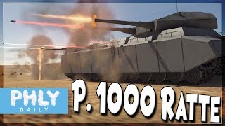 GERMANYS COLOSSAL TANK P 1000 RATTE  War Thunder P1000 Ratte Gameplay [upl. by Aihsas]