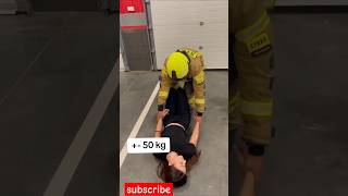 FireMan Lift safetyfirst Firemanlift firerescuetraining rescuetraining Firefighter short [upl. by Waine]