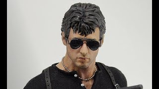 PREVIEW Scaletta Studios 16 scale Sylvester Stallone as quotCOBRAquot 12inch Custom Figure [upl. by Elamef185]