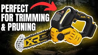 DEWALT 20V MAX Review Watch How Fast it Cuts Down Branches  DEWALT 20V MAX 8quot [upl. by Pardew]