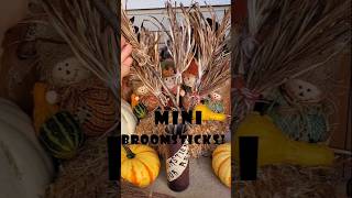 🧹Eco Friendly Mini Broomstick Halloween Craft🧹 Kid Friendly Holiday Craft [upl. by Geiger501]