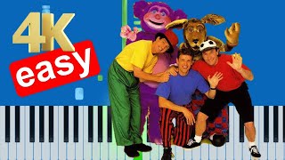 We Are The Hooley Dooleys Fanmade Theme Song Slow Easy Medium Piano Tutorial 4K [upl. by Thane]