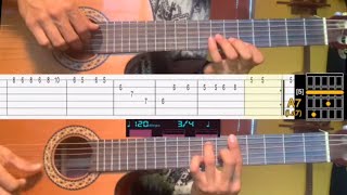 Selva Negra  La lÃ¡  CoverTutorial Guitarra [upl. by Annauqaj]