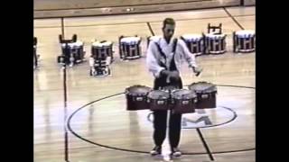 Bill Bachman 1996 PASIC quad solo UNT drumline [upl. by Murtagh414]