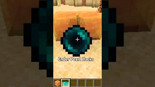 Minecraft Ender Pearl Hacks 😱minecraft shorts gamingtechnogamerz [upl. by Waldemar]