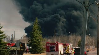 Evacuation Order Continues After Oil Refinery Explosion [upl. by Limak982]