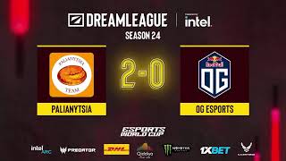 LIVE Palianytsia vs OG Esports  DreamLeague Season 24 Closed Qualifiers [upl. by Aubigny]