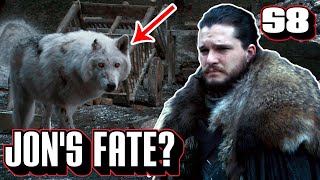 Jon Snows Fate  Game of Thrones Season 8  Episode 4 Hint at the Ending [upl. by Gnil]