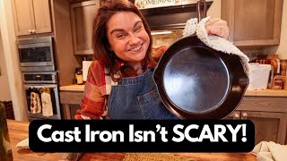 How to Season and Care for Cast Iron Cookware [upl. by Eusoj]