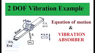 Vibration of Two Degree of Freedom system ExampleAdvance Mechanical Vibration [upl. by Enyamert]