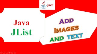 Java Custom JList  Add Both Images and Textcapture Events [upl. by Cinomod]