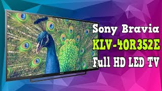 Sony Bravia KLV40R352E  Unboxing and Review [upl. by Tsyhtema]