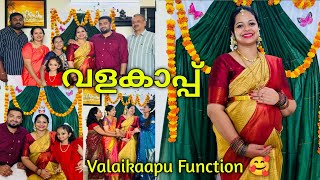 My വളകാപ്പ് Function😍🤰🏻7th Month Baby Shower  3D Family Vlogs Valaikappu Seemantham [upl. by Nadean413]