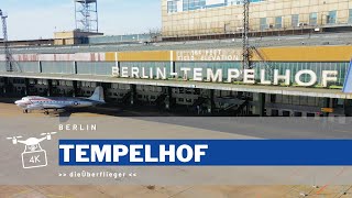 TEMPELHOF BERLIN  Flughafen  Airport  Drohne  4K [upl. by Resarf]